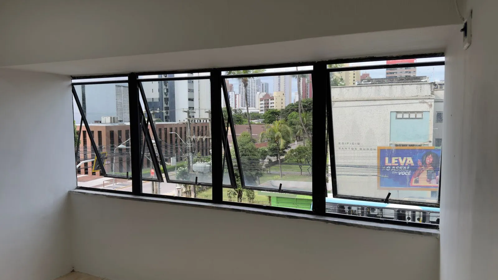 Vista da janela do escritório
